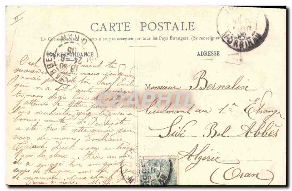 Violette — Langage des Fleurs — Nancy, n° 5 — Verso