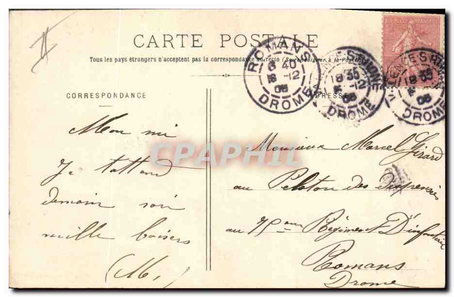 Glycine — Bonheur partagé — Imprimeries Réunies, Nancy — Verso