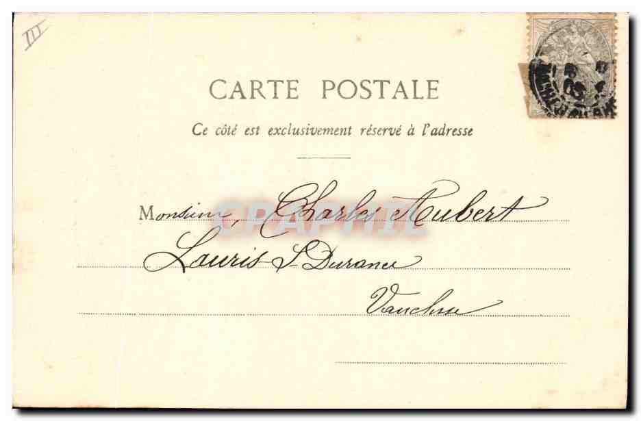 Le Petit Cyrano — scène de théâtre — Phototypie A. Bergeret et Cie, Nancy — Rückseite