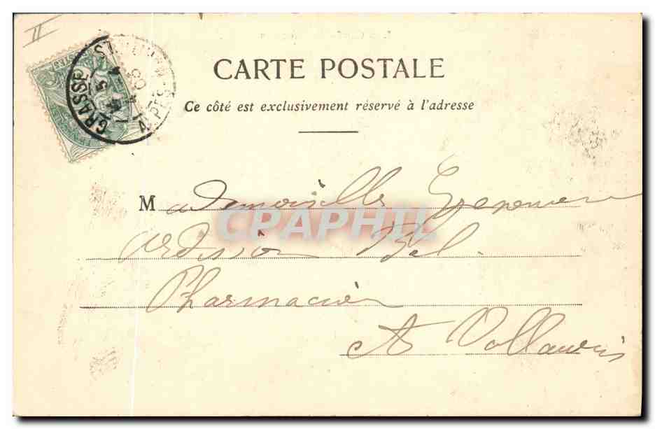 CPA Fantaisie Enfants Les oeufs de Paques  — Verso