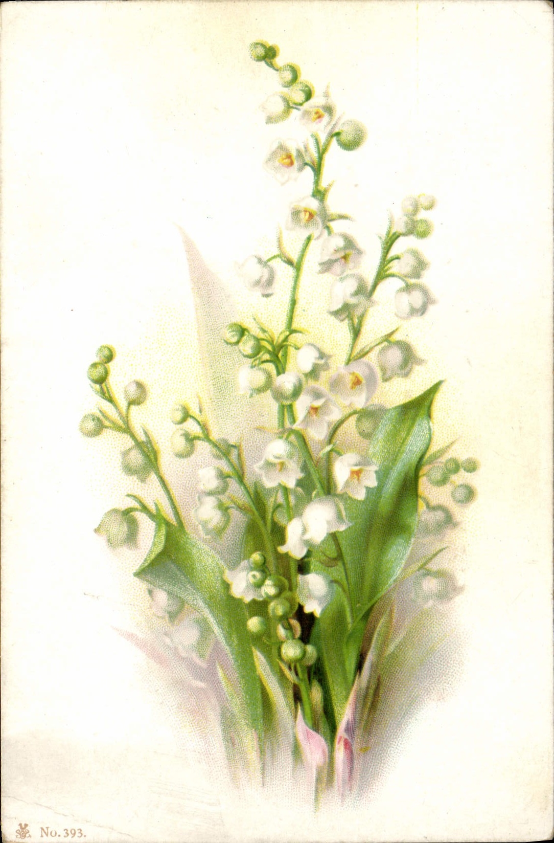 CPA Fantaisie Fleurs Muguet 