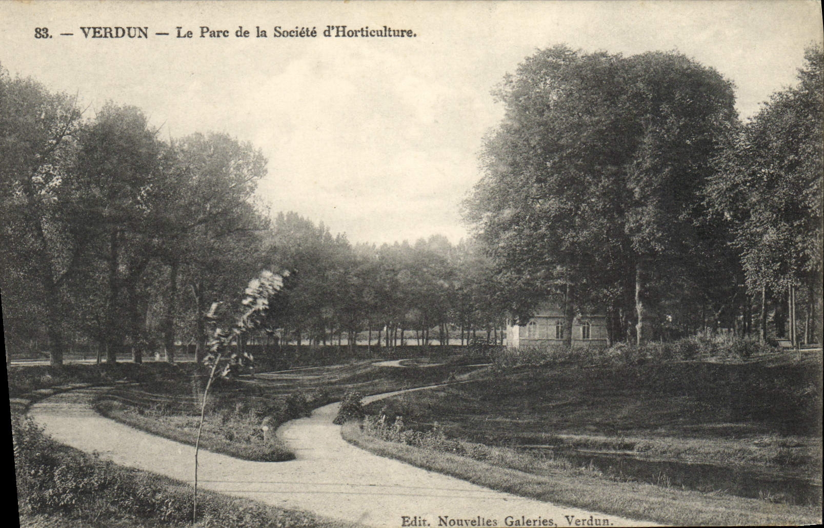 Verdun — Le Parc de la Société d'Horticulture — Edit. Nouvelles Galeries, Verdun