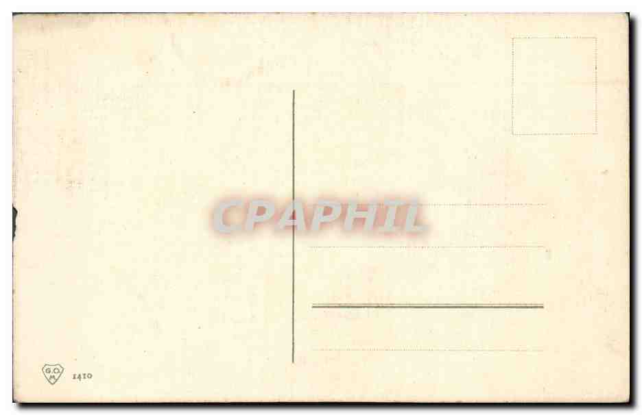CPA Fantaisie Fleurs  — Back