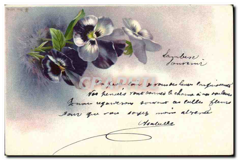CPA Fantaisie Fleurs 