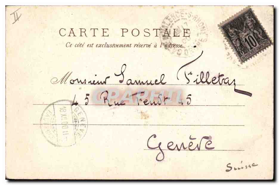 CPA Fantaisie Fleurs Muguet  — Back