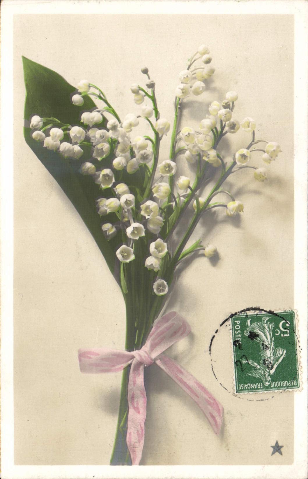 CPA Fantaisie Fleurs Muguet 