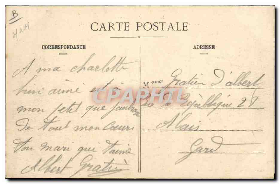Lunéville - Obsèques des Victimes du 1er Septembre 1915 — La Grande Guerre — Verso