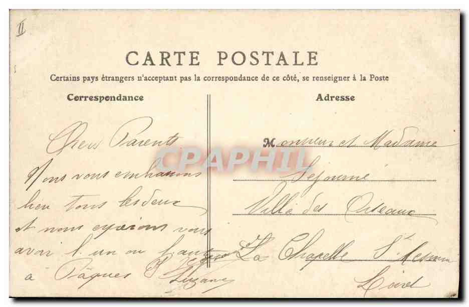 CPA Eu Tombeau de Philippe d'Artois dans la crypte de l'eglise Notre Dame  — Rückseite