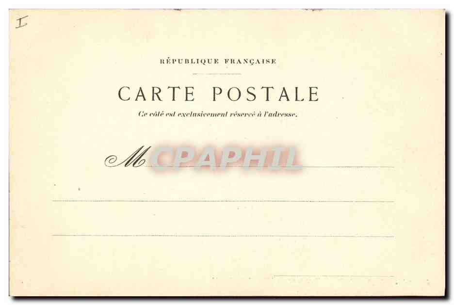 CPA Moulins Tombeau du duc de Montmorency Chapelle du Lycee  — Rückseite