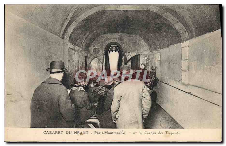 CPA Paris Cabaret du Neant Montmartre Caveau des Trepasses 