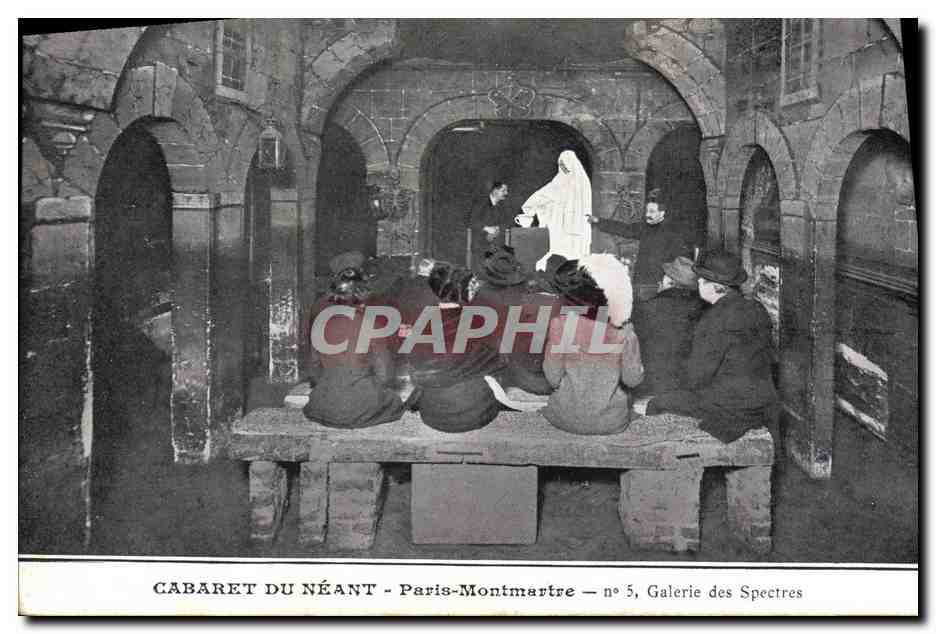 CPA Paris Cabaret du Neant Montmartre Galerie des spectres 