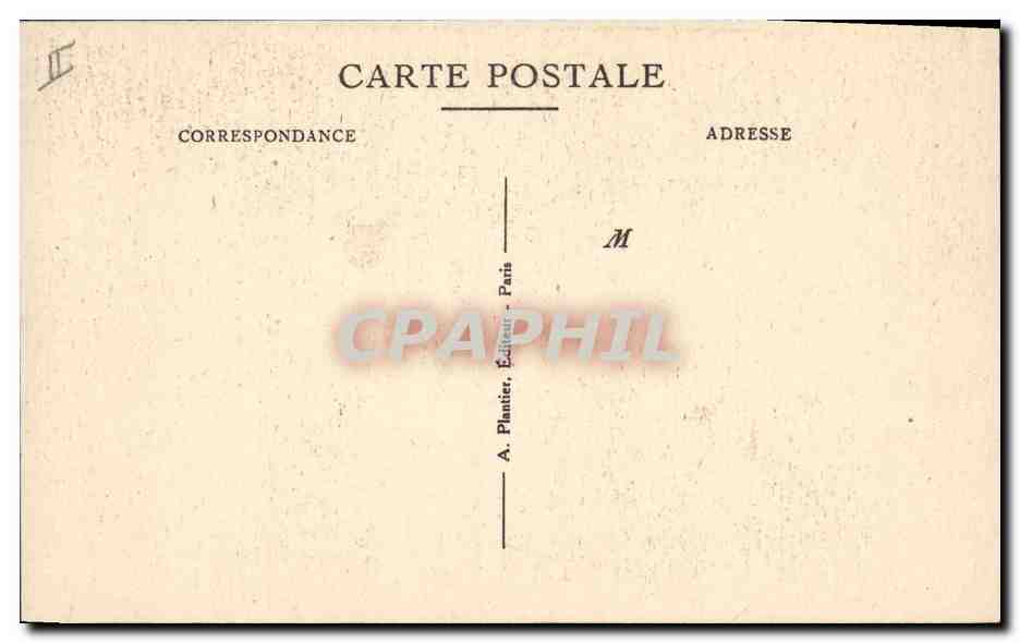 CPA Paris Cabaret du Neant Montmartre Lampadaire funeraire  — Rückseite