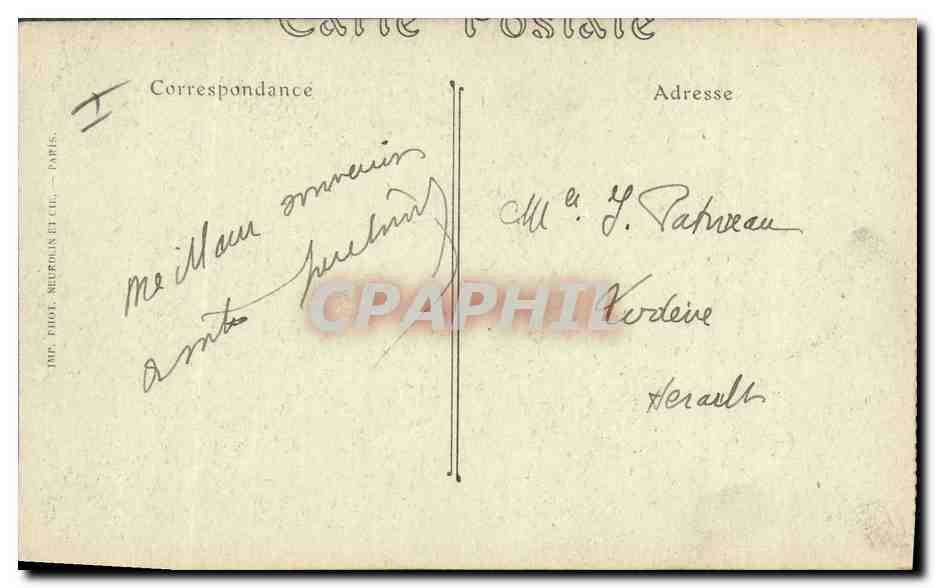 CPA Militaria Ecole speciale militaire Musee du souvenir Monseigneur Lanusse Aumonier de l'ecole de 1871 a 1905  — Rückseite