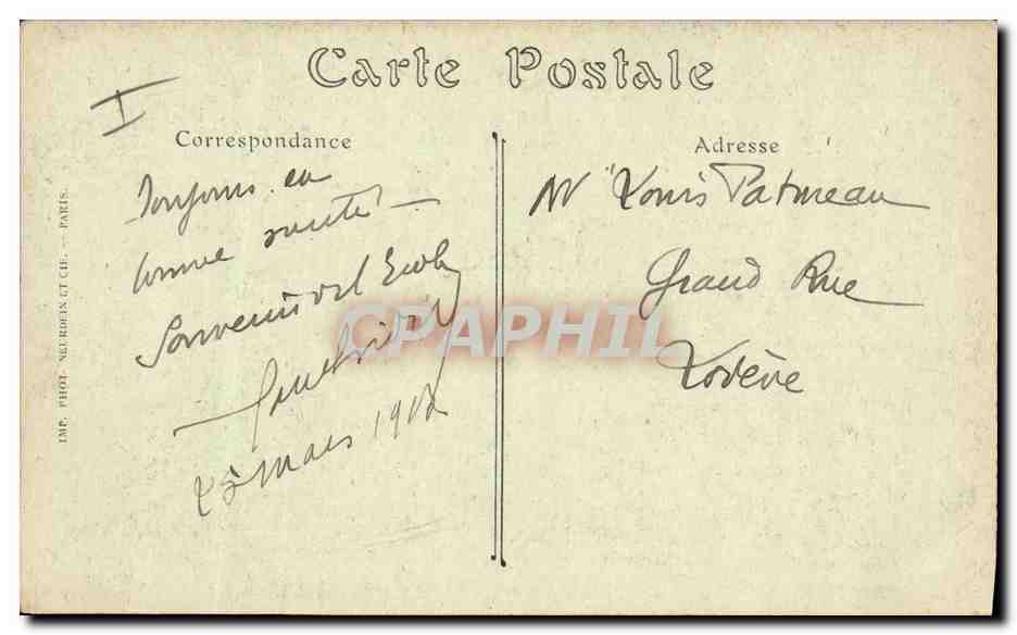 CPA Militaria Ecole speciale militaire Musee du souvenir Entree du musee  — Rückseite