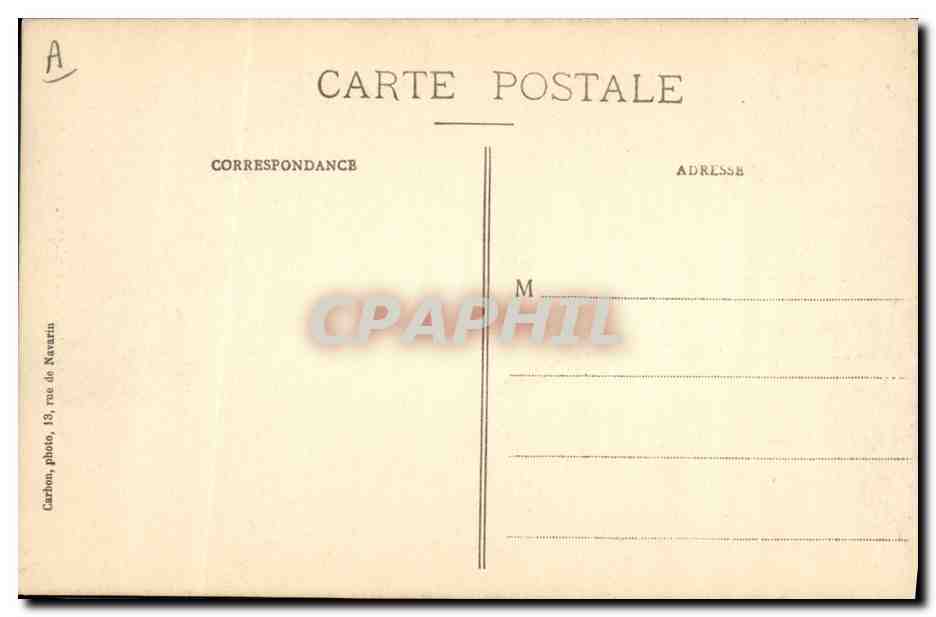 École Polytechnique — La Caisse — Carbon, photographe — Verso