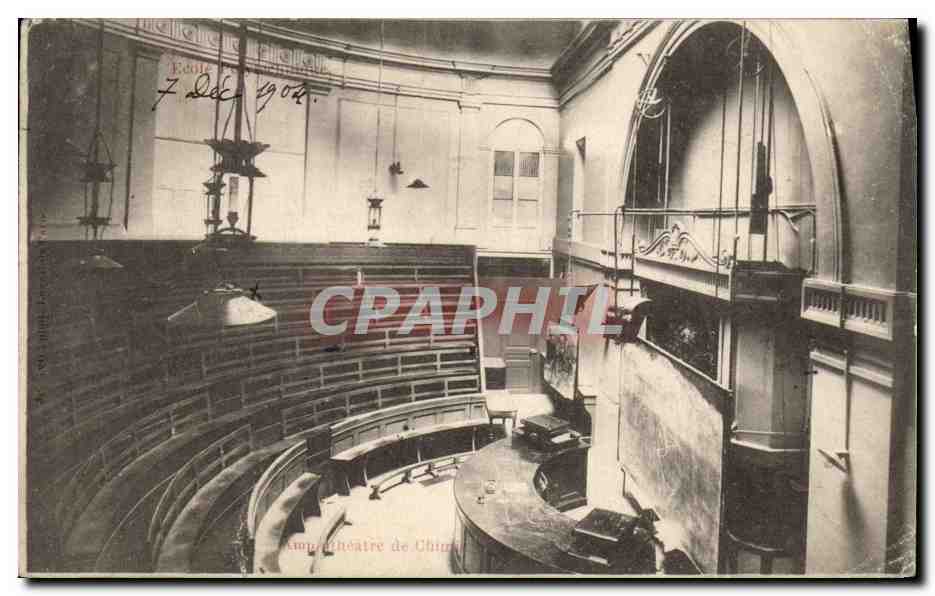 CPA Militaria Ecole polytechnique Amphitheatre de Chimie 