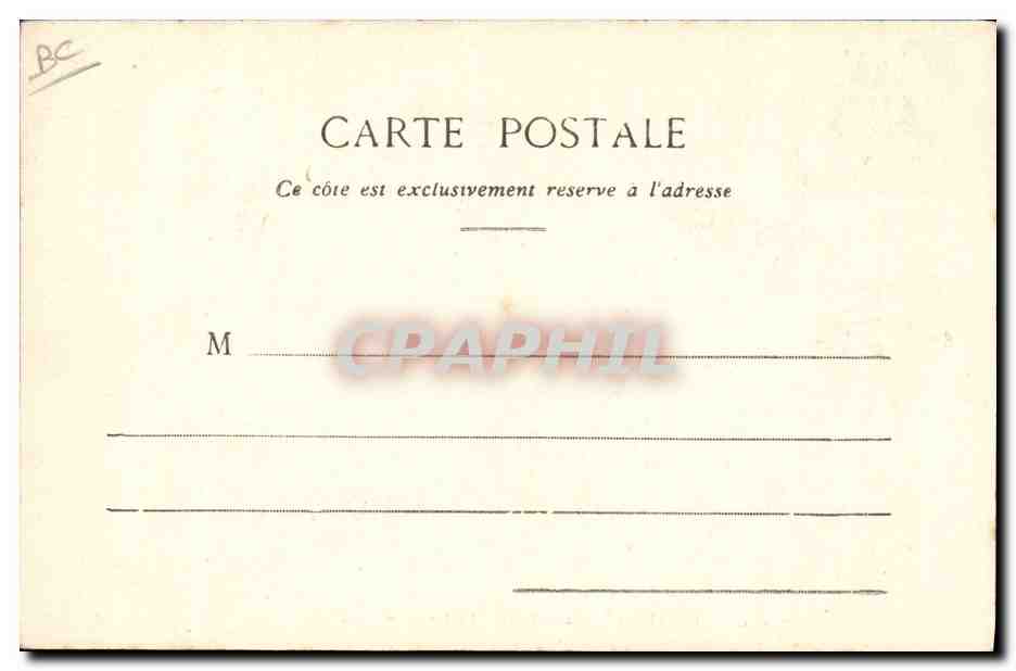CPA Ecole Centrale Chahut bizuth Un jeu d'eau  — Rückseite
