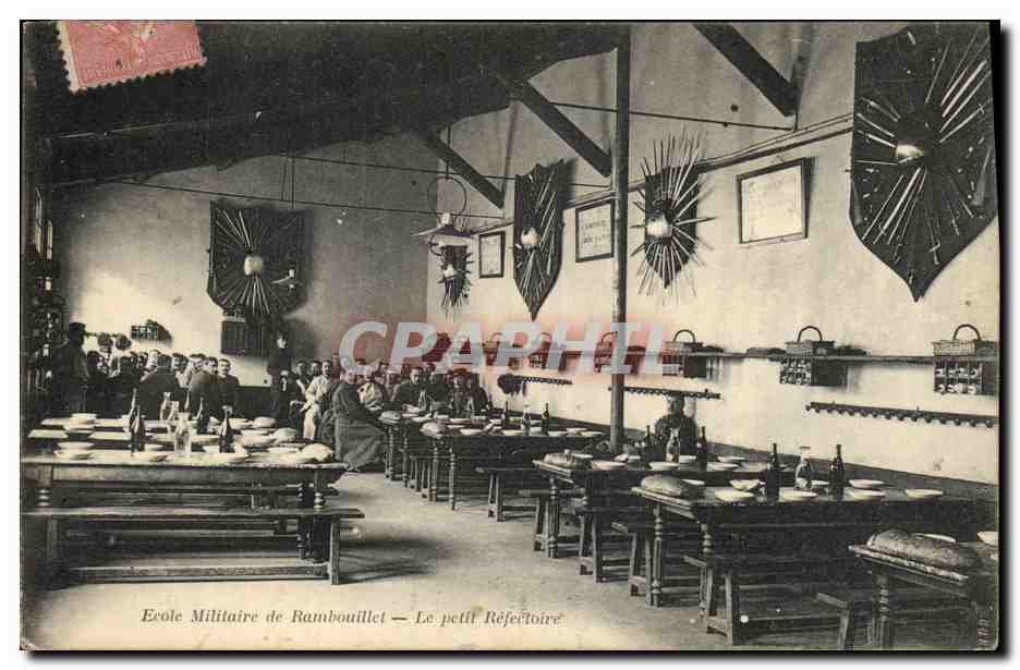 École Militaire de Rambouillet — Le petit Réfectoire — A. Bourdier, imp.-édit., Versailles