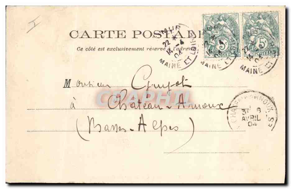 CPA Militaria Ecole de cavalerie Saumur  — Rückseite