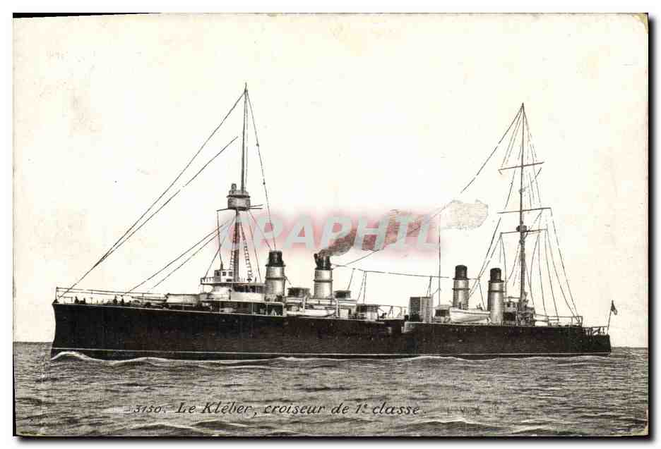 CPA Bateau Le Kleber Croiseur de 1ere classe