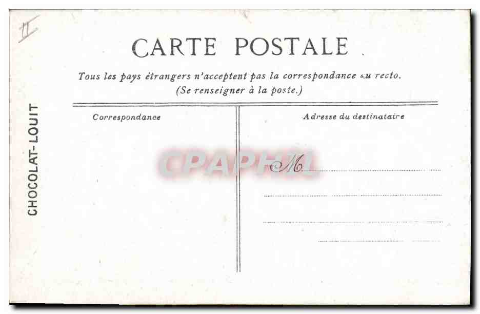 CPA Bateau Le Kleber Croiseur de 1ere classe — Verso
