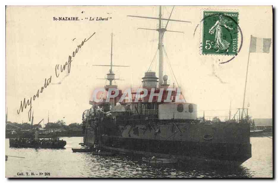 St-Nazaire — Le navire 'La Liberté' — Coll. T. H. - N° 202