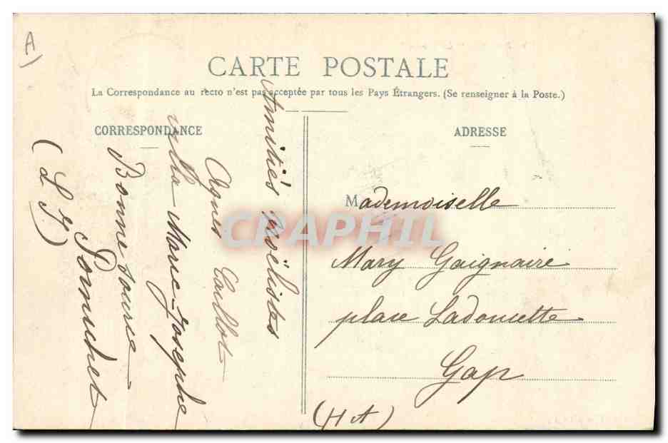 St-Nazaire — Le navire 'La Liberté' — Coll. T. H. - N° 202 — Verso