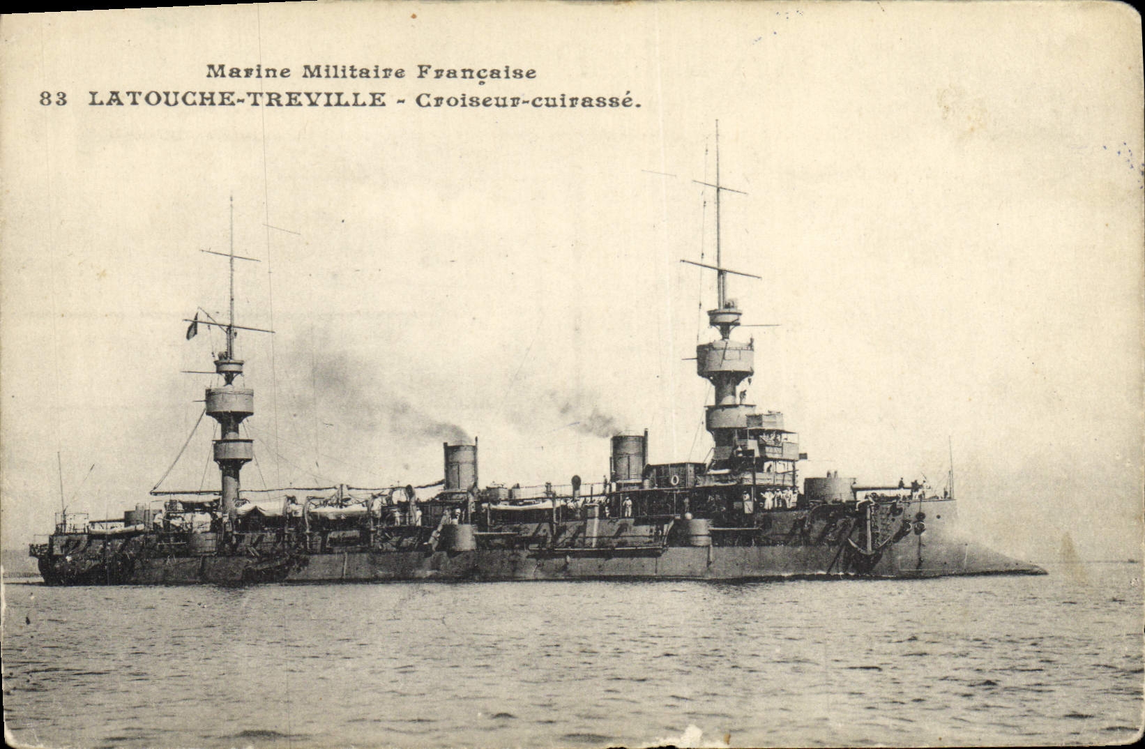 Croiseur-cuirassé Latouche-Treville — Marine Militaire Française — édition non identifiée
