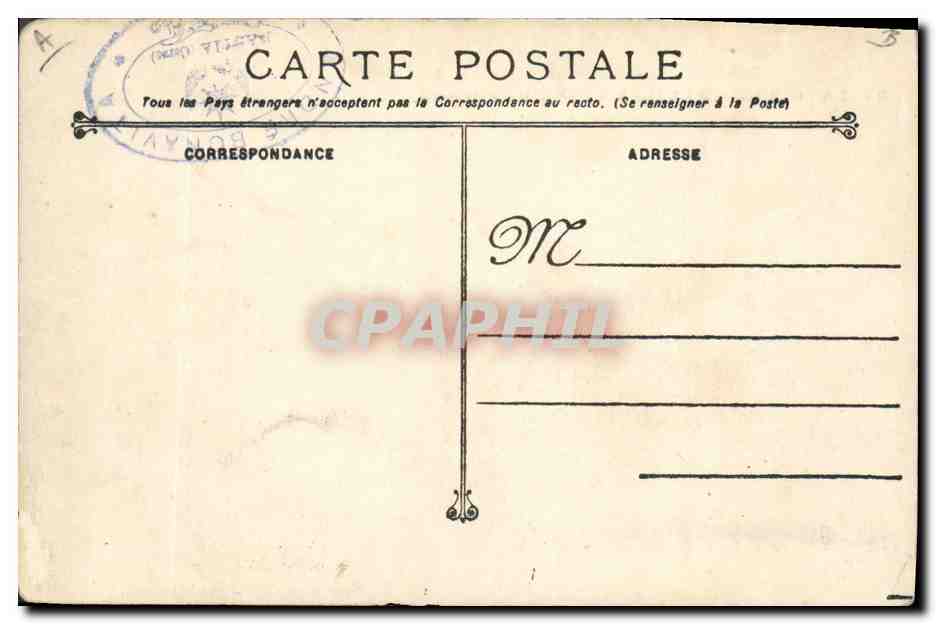 Croiseur-cuirassé Latouche-Treville — Marine Militaire Française — édition non identifiée — Verso