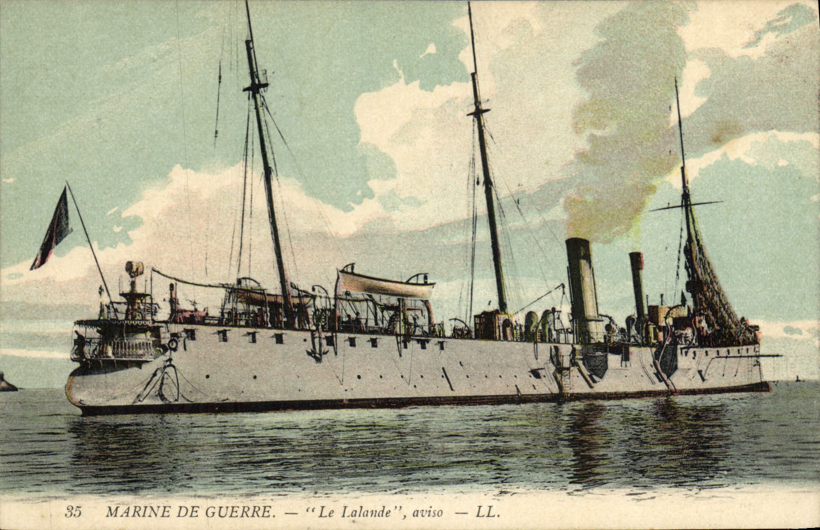 Le Lalande — aviso — LL. — Marine de Guerre