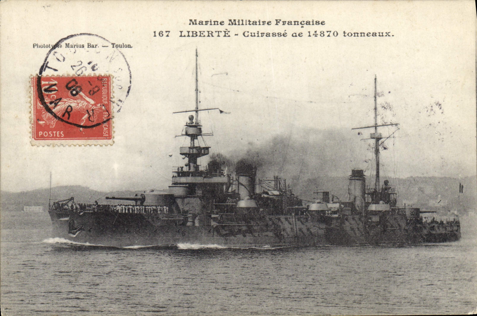 CPA Bateau Liberte Cuirasse 