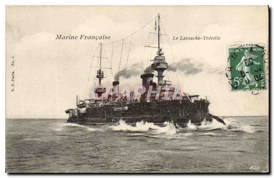 CPA Bateau Le Latouche Treville