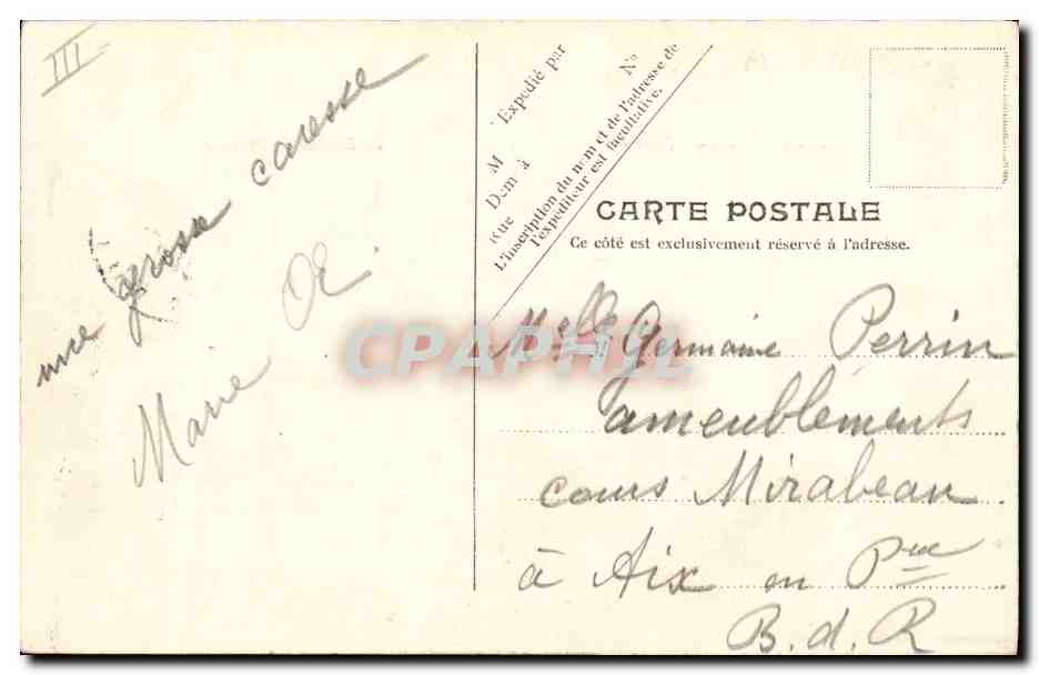 CPA Bateau Le Latouche Treville — Verso
