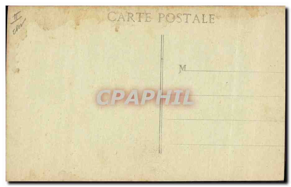 CPA Bateau Campagne d'Orient Louqsor Navire hopital de 1ere classe — Verso