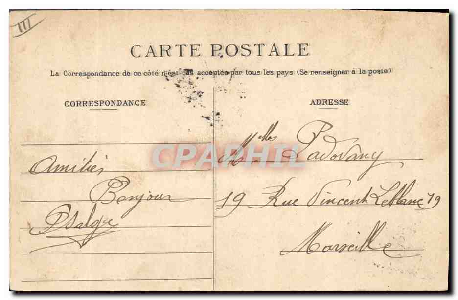 CPA Bateau La Liberte Cuirasse d'escadre — Verso