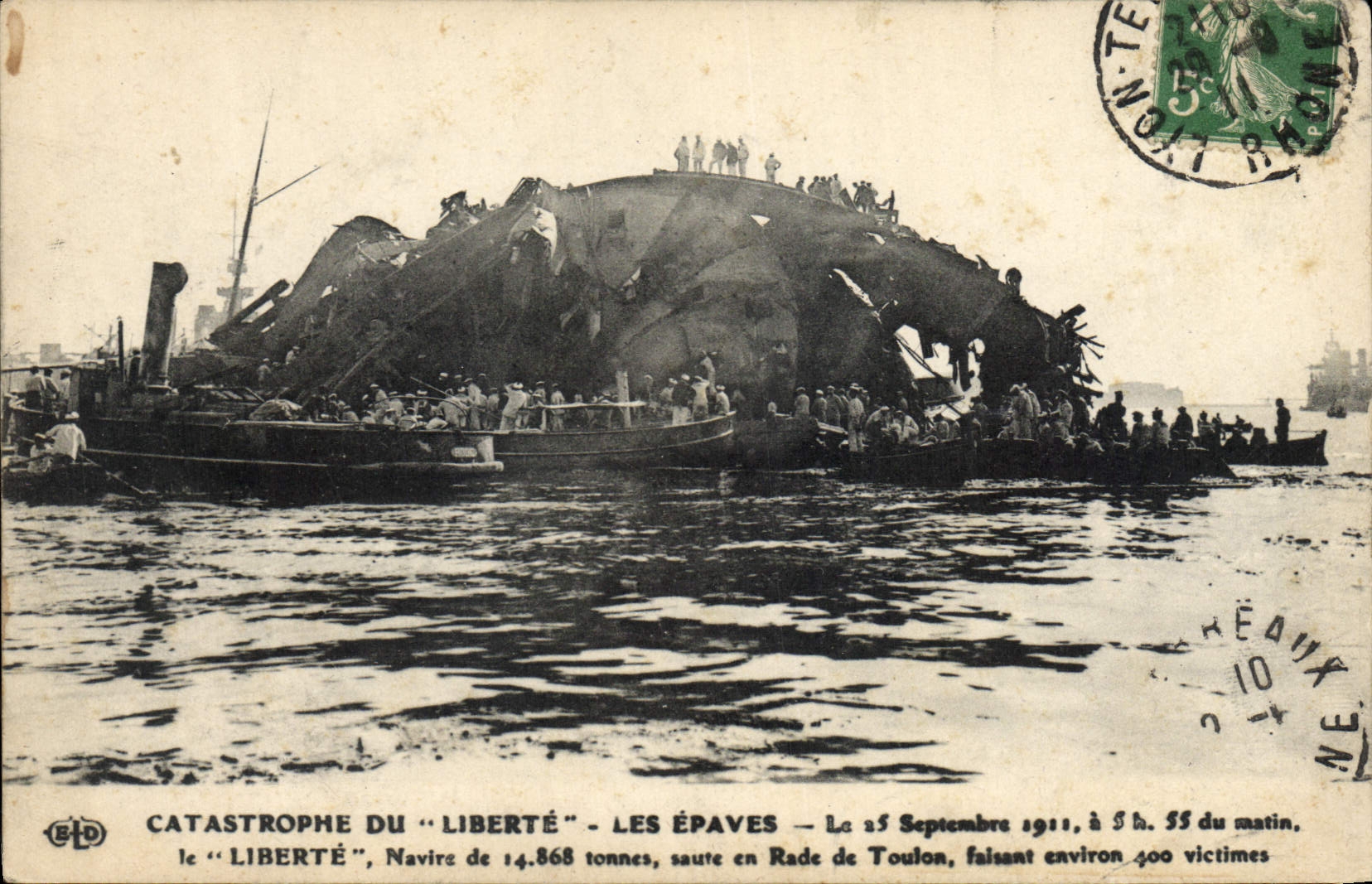 Catastrophe du "Liberté" — Les épaves — Éditeur B.D. — N° de série non visible