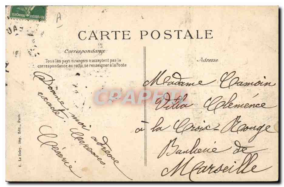 Catastrophe du "Liberté" — Les épaves — Éditeur B.D. — N° de série non visible — Verso