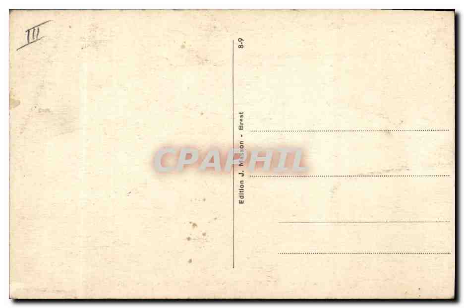 CPA Bateau Croiseurs Gloire Georges Leygues Montcalm — Verso