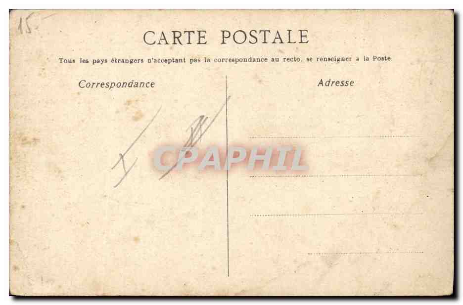 CPA Noel d'Adam Minuit chretien  — Verso