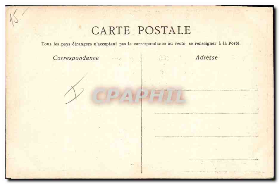 CPA La dame de pique Joullot Felix Chaudoir  — Verso