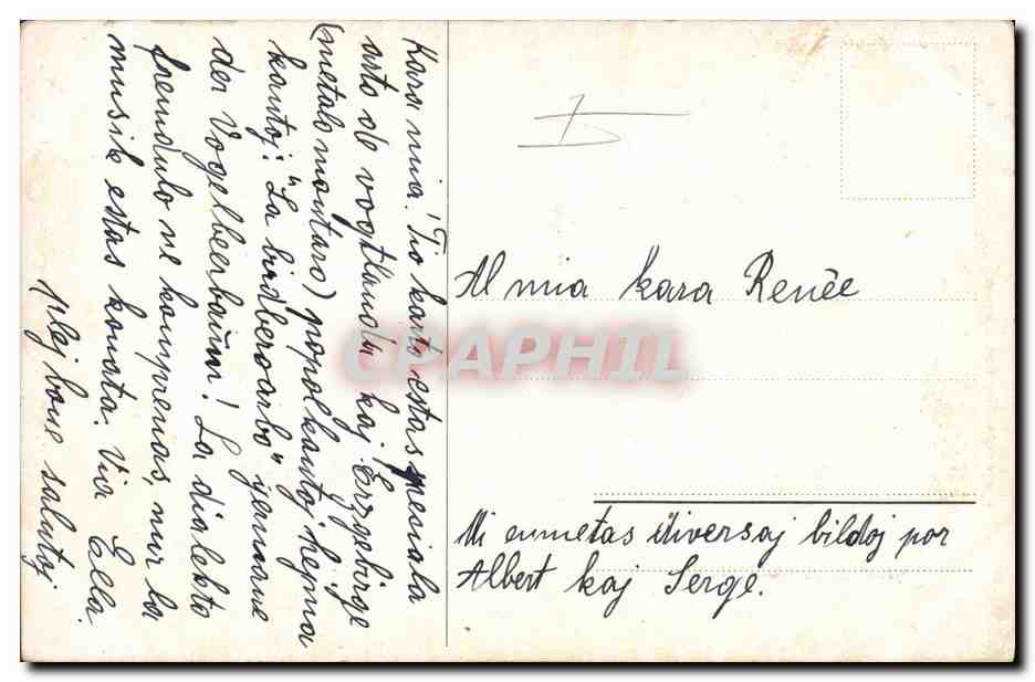 Grüße aus dem Erzgebirge! — Duglbarbaam — Wilhelm Vogel, Schwarzenberg L. Sa. Ges. gesch. (Nr. 1) — Reverso