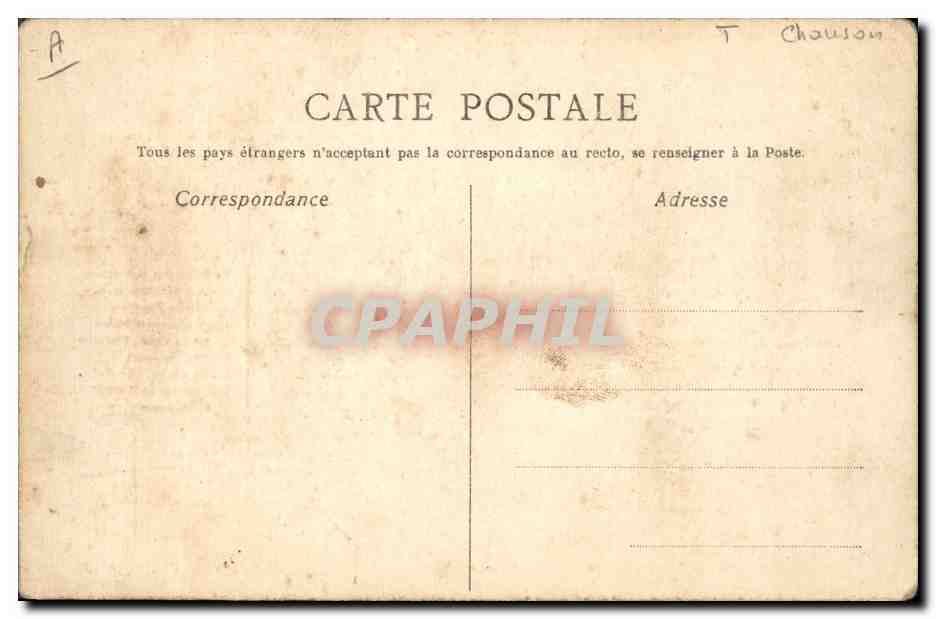 CPA C'est si gentil la femme Garnier Clamadieu Gaston Maquis  — Verso