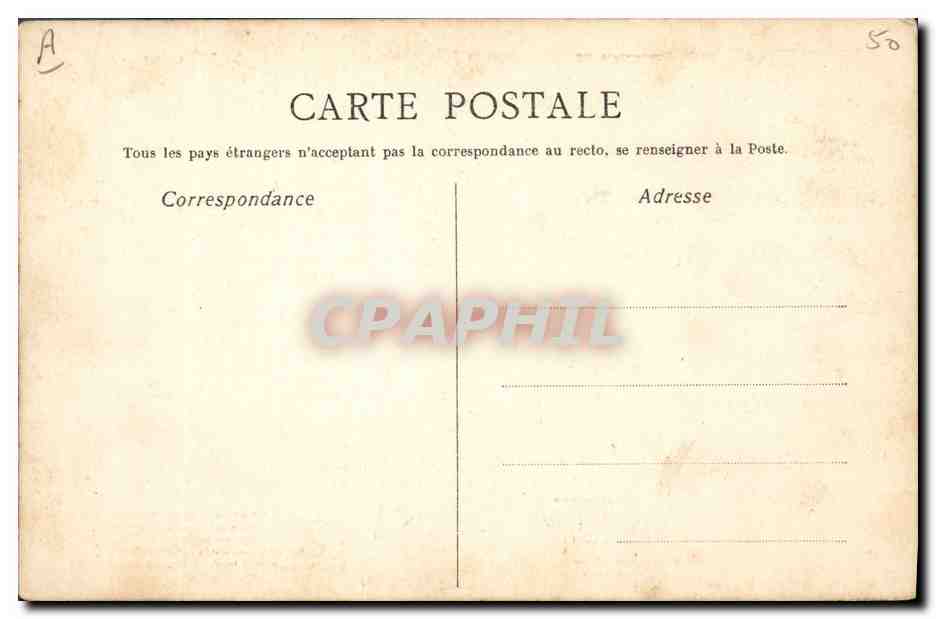 CPA Mon depute Louis de Simianes Martin  — Verso