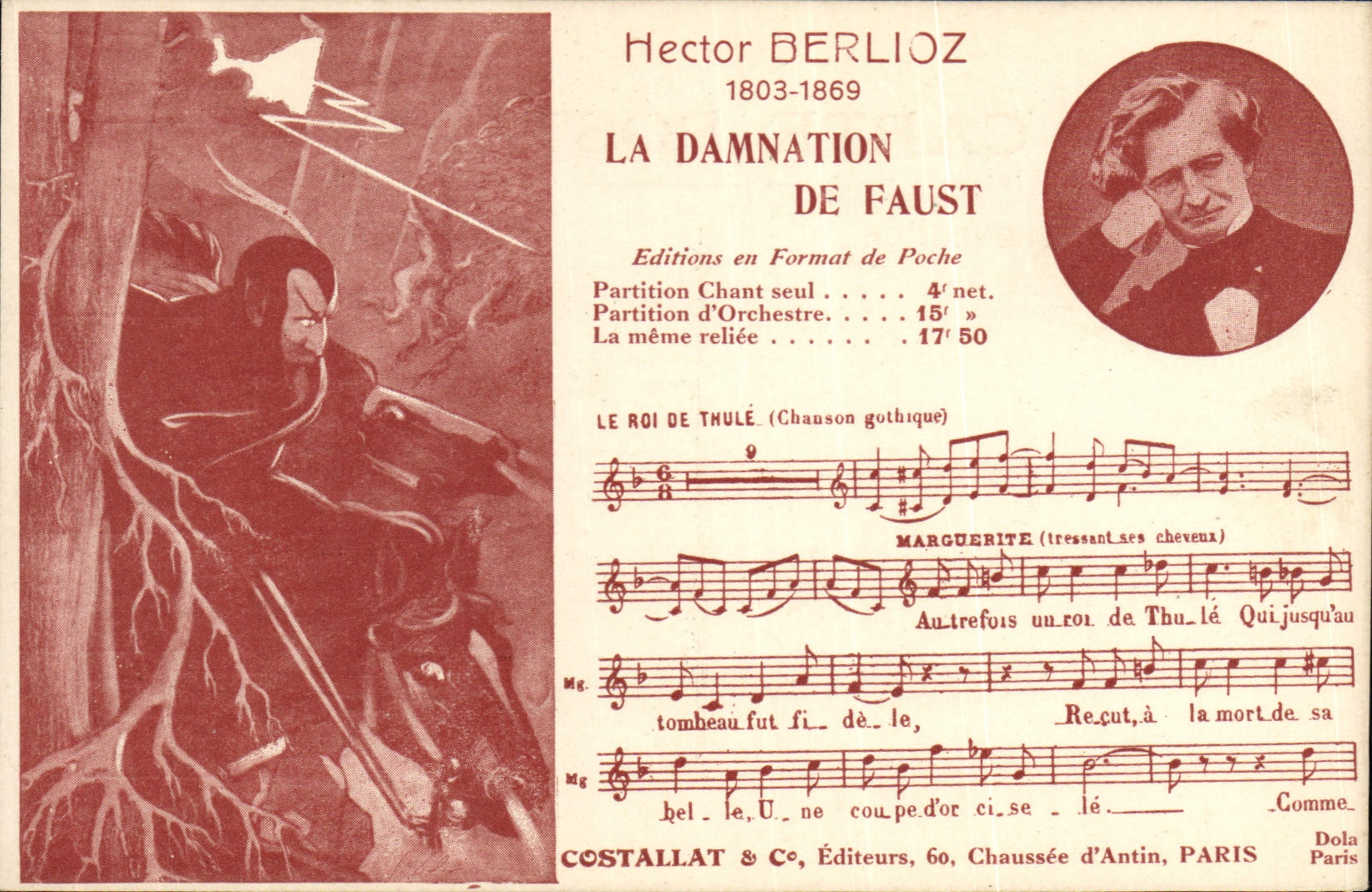Hector Berlioz — La Damnation de Faust — Éditions Costallat & Cie, Paris