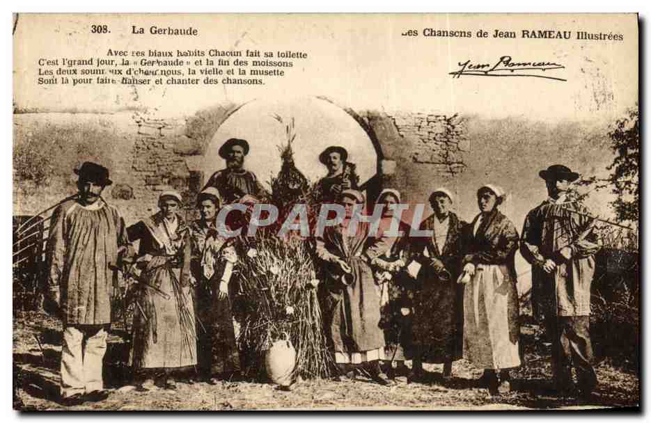 CPA Les chansons de Jean Rameau La Gerbaude 