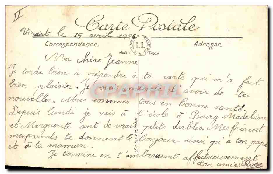 CPA Folklore Alsace Types d'Alsaciennes — Verso