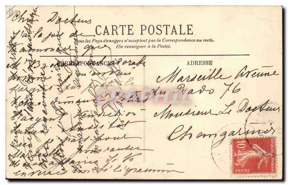 CPA Folklore Alsace Alsacienne — Verso