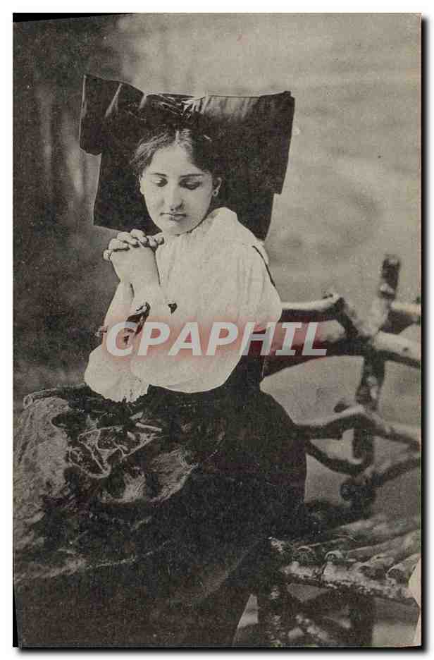 CPA Folklore Alsace Alsacienne