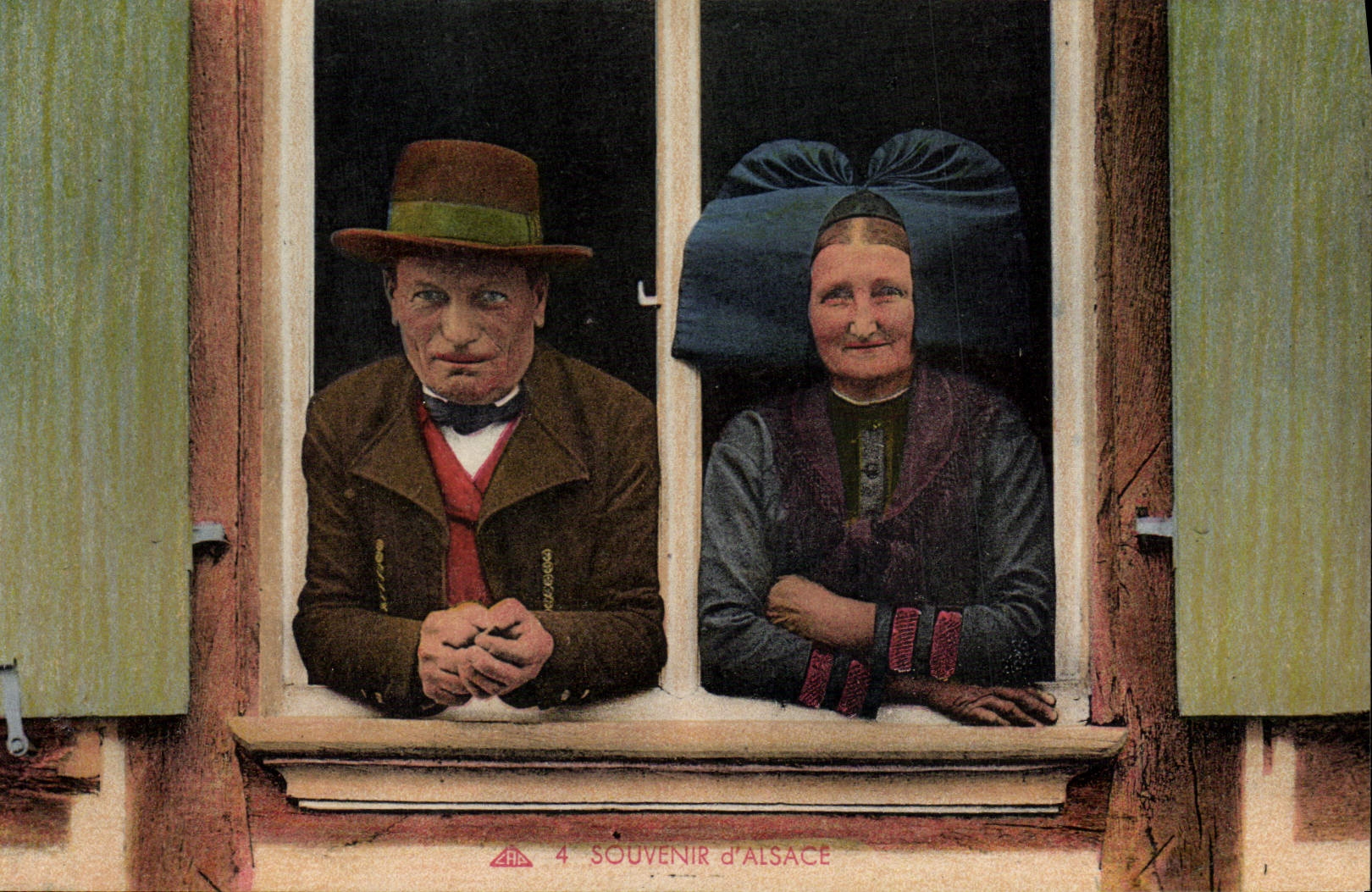CPA Folklore Alsace 