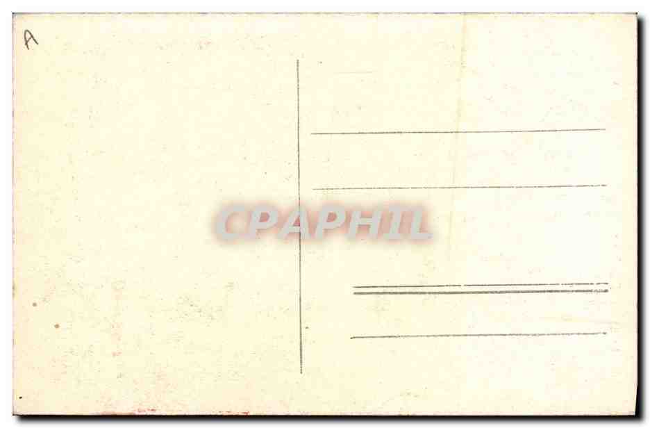 CPA Folklore Alsace Costumes Alsaciens — Verso